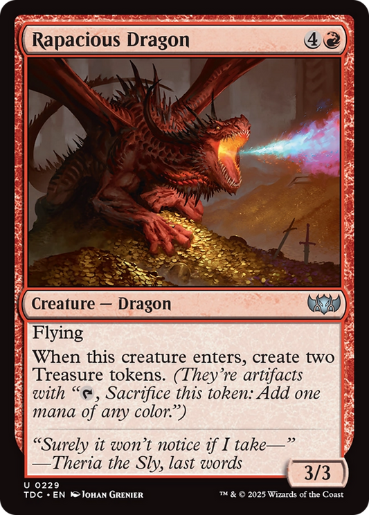 Rapacious Dragon (229) - Commander: Tarkir: Dragonstorm