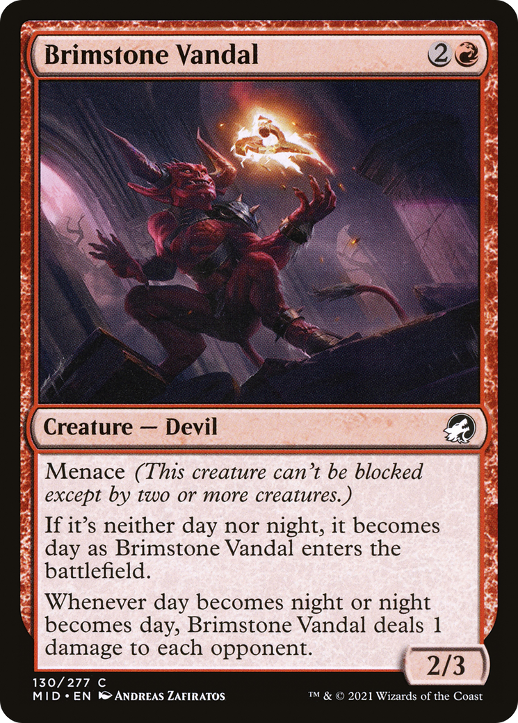 Brimstone Vandal [Innistrad: Midnight Hunt] | Silver Goblin