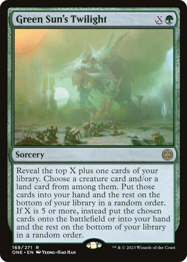 Green Sun's Twilight [Phyrexia: All Will Be One] | Silver Goblin