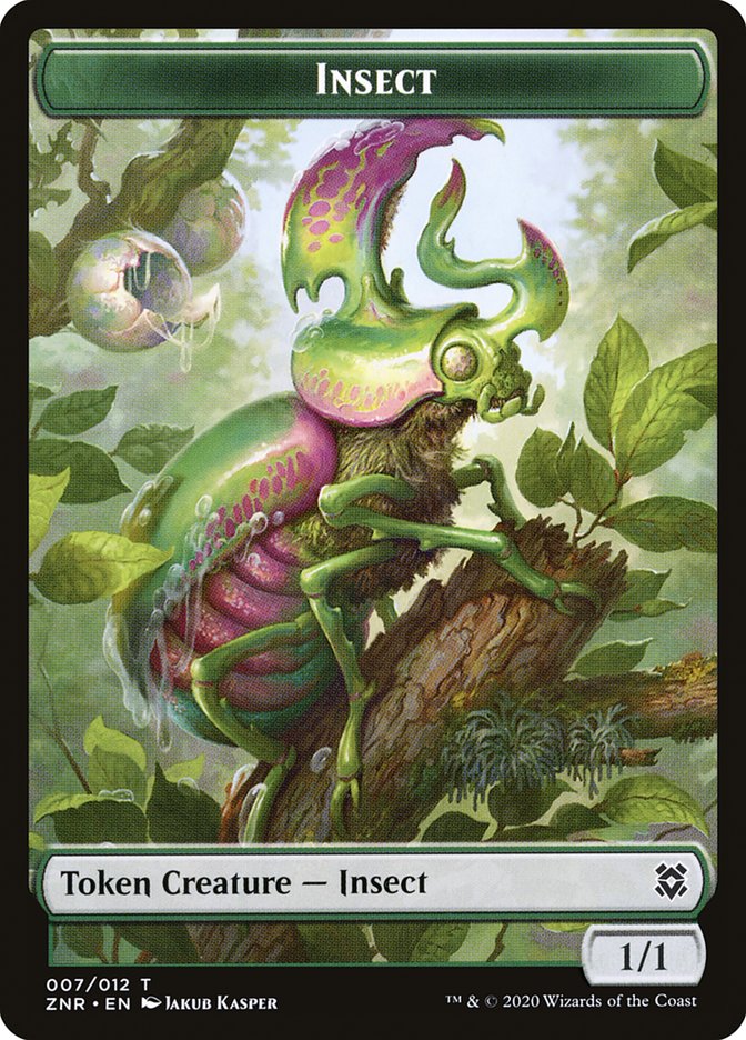 Insect Token [Zendikar Rising Tokens] | Silver Goblin