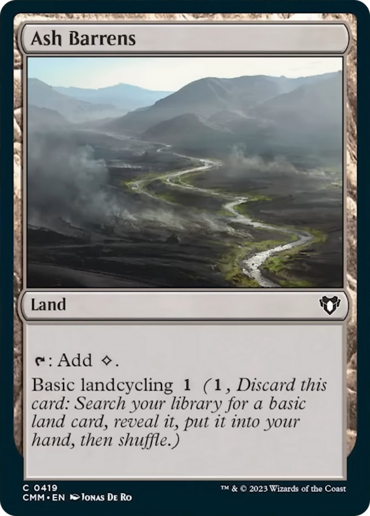 Ash Barrens [Commander Masters] | Silver Goblin