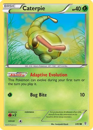 Caterpie (3/83) [XY: Generations] | Silver Goblin