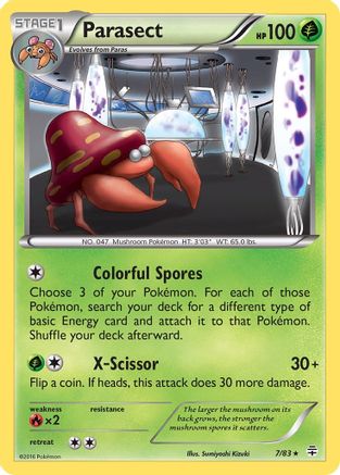 Parasect (7/83) [XY: Generations] | Silver Goblin