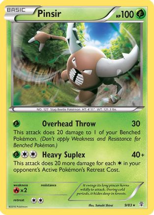 Pinsir (9/83) [XY: Generations] | Silver Goblin