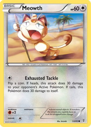 Meowth (53/83) [XY: Generations] | Silver Goblin