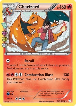 Charizard (RC5) Holofoil - Generations Radiant Collection