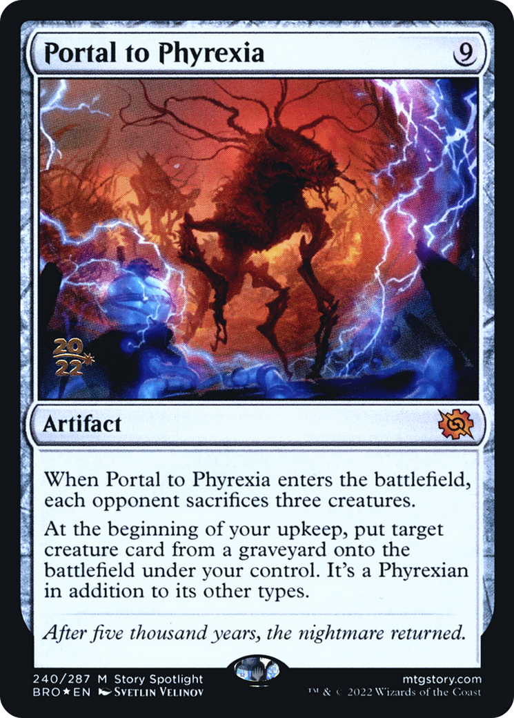 Portal to Phyrexia [The Brothers' War Prerelease Promos] | Silver Goblin