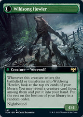 Howlpack Piper // Wildsong Howler (Extended Art) [Innistrad: Crimson Vow] | Silver Goblin