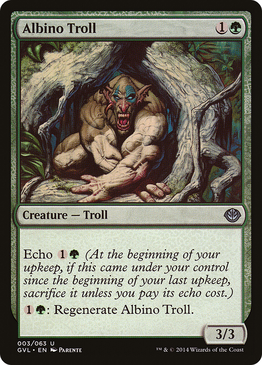 Albino Troll (Garruk vs. Liliana) [Duel Decks Anthology]