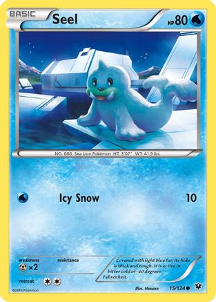 Seel (15/124) [XY: Fates Collide] | Silver Goblin