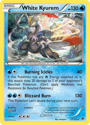 White Kyurem (21/124) [XY: Fates Collide] | Silver Goblin