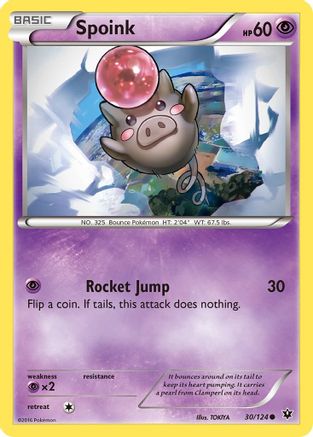 Spoink (30/124) [XY: Fates Collide] | Silver Goblin