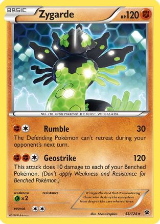 Zygarde (53/124) [XY: Fates Collide] Reverse Holofoil