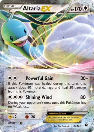 Altaria EX (83) Holofoil - XY  Fates Collide