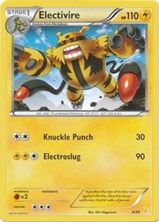 Electivire (4/30) [XY: Trainer Kit 3 - Pikachu Libre] | Silver Goblin