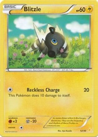 Blitzle (12/30) [XY: Trainer Kit 3 - Pikachu Libre] | Silver Goblin