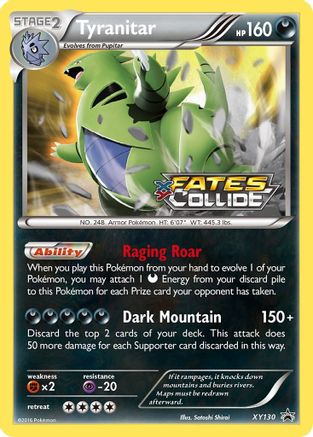 Tyranitar (XY130) [XY: Black Star Promos] | Silver Goblin