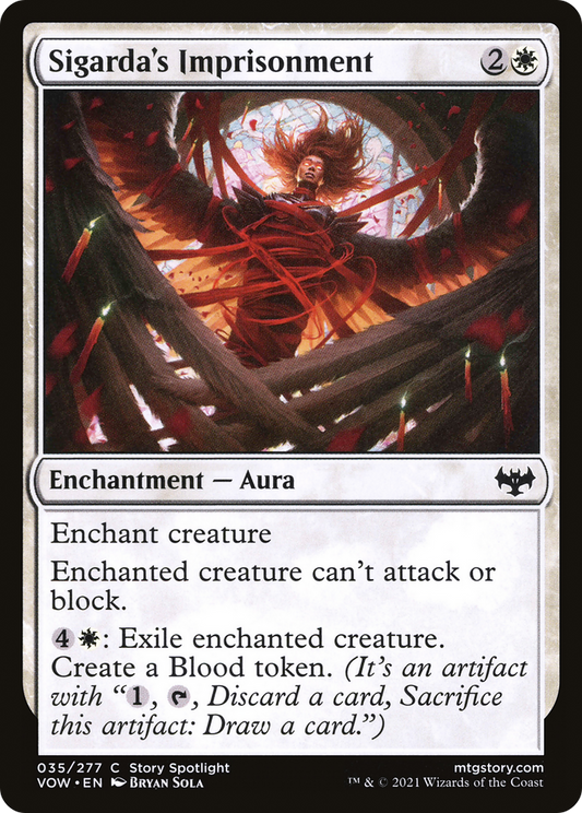 Sigarda's Imprisonment [Innistrad: Crimson Vow] Foil