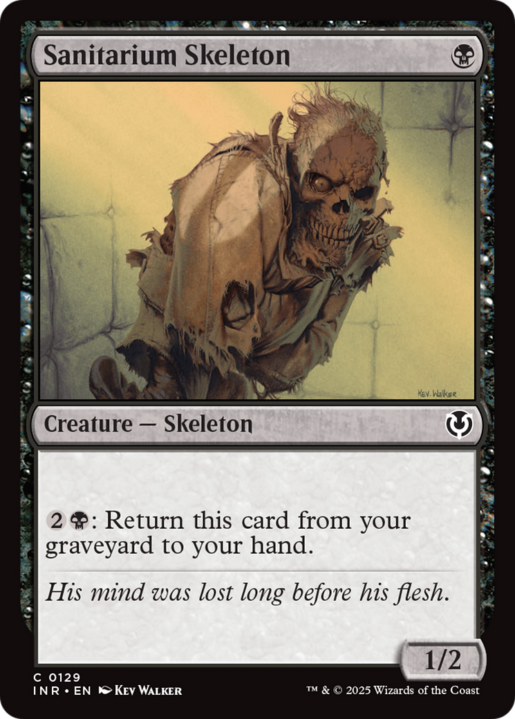 Sanitarium Skeleton Foil (129) - Innistrad Remastered