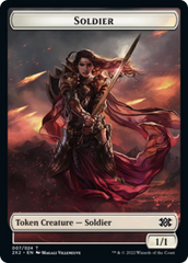 Faerie Rogue // Soldier Double-Sided Token [Double Masters 2022 Tokens] | Silver Goblin