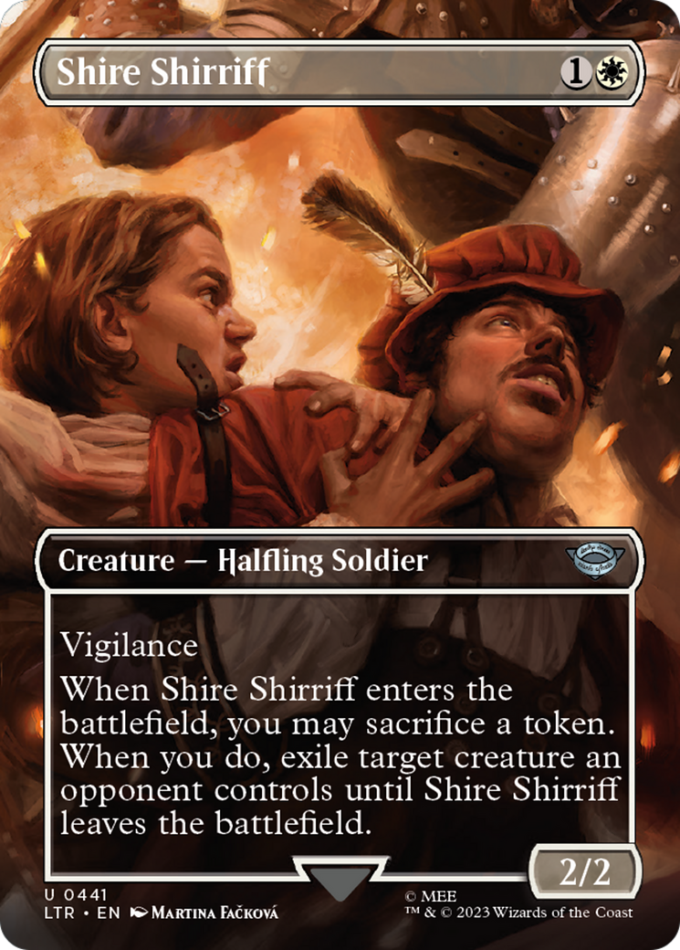 Shire Shirriff (Borderless Alternate Art) [The Lord of the Rings: Tales of Middle-Earth] | Silver Goblin