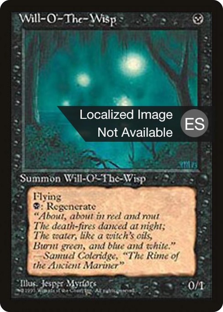 Will-o'-the-Wisp [Fourth Edition (Foreign Black Border)] | Silver Goblin