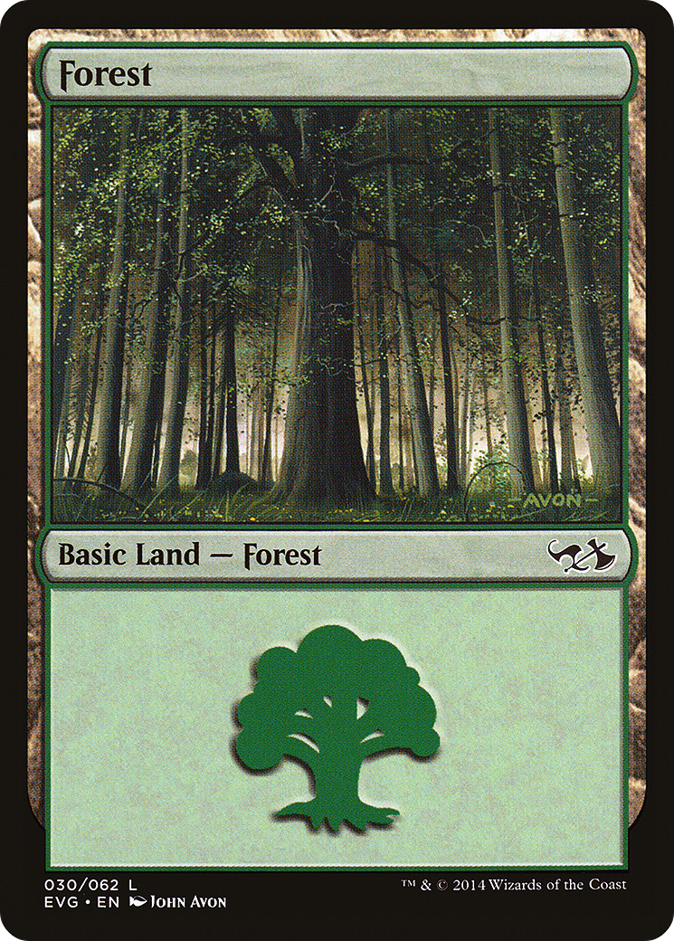 Forest (30) (Elves vs. Goblins) [Duel Decks Anthology] | Silver Goblin