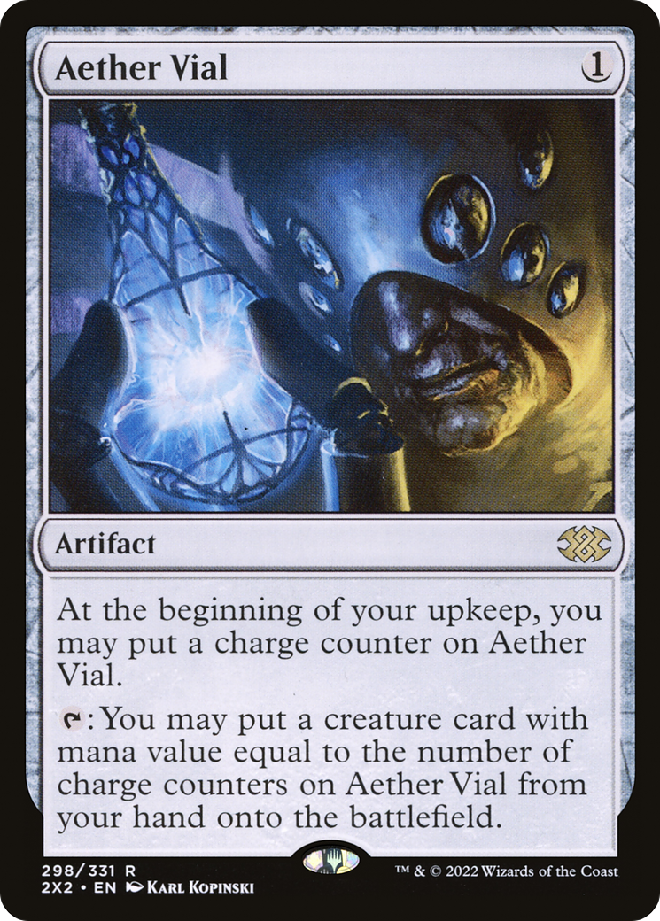 Aether Vial [Double Masters 2022] | Silver Goblin