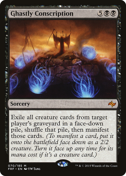 Ghastly Conscription [Fate Reforged] Foil