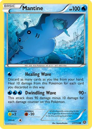 Mantine (27) - XY  Steam Siege