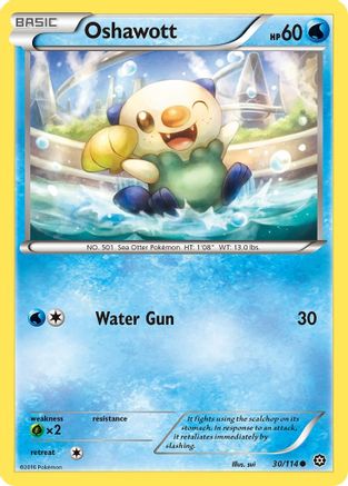 Oshawott (30/114) [XY: Steam Siege] | Silver Goblin