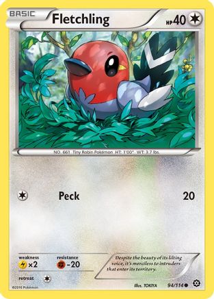 Fletchling (94/114) [XY: Steam Siege] | Silver Goblin