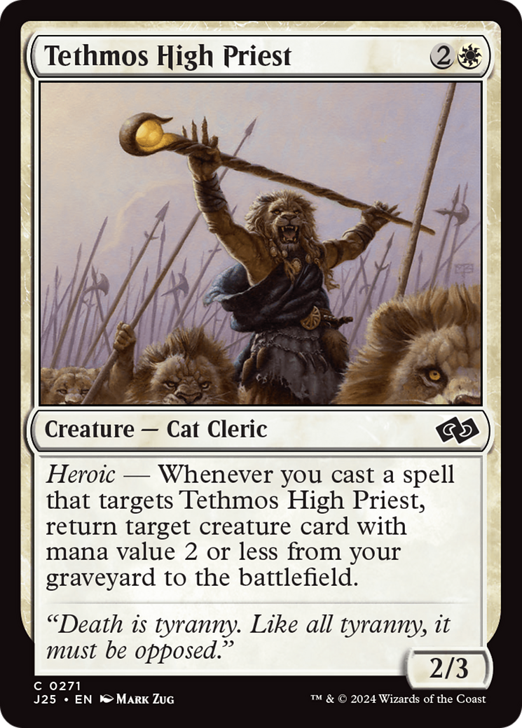 Tethmos High Priest [Foundations Jumpstart] | Silver Goblin