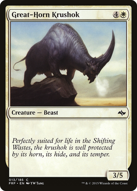 Great-Horn Krushok [Fate Reforged] Foil