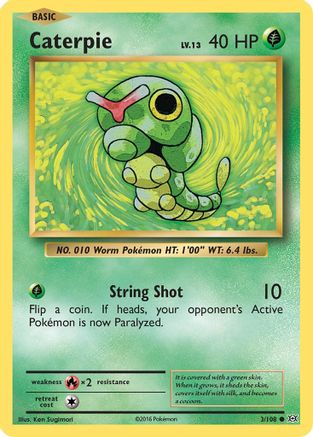 Caterpie (3/108) [XY: Evolutions] | Silver Goblin