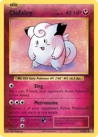 Clefairy (63/108) [XY: Evolutions] | Silver Goblin