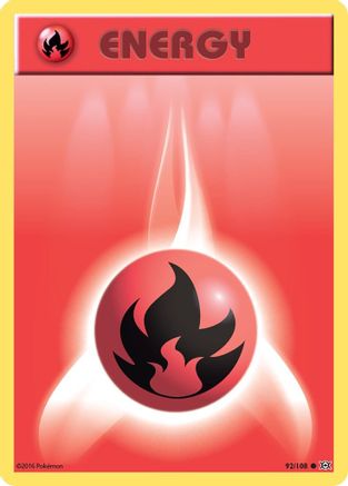 Fire Energy (92/108) [XY: Evolutions] | Silver Goblin