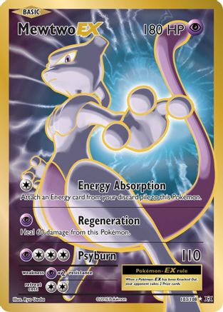 Mewtwo EX (Full Art) (103) Holofoil - XY  Evolutions