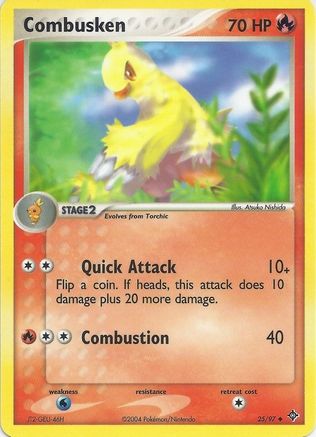 Combusken (25/97) [EX: Battle Stadium] | Silver Goblin