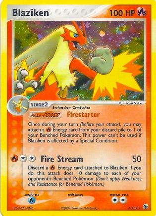 Blaziken (3/109) (Cosmos Holo) [EX: Battle Stadium] | Silver Goblin