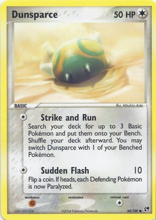 Dunsparce (60/100) [EX: Battle Stadium] | Silver Goblin