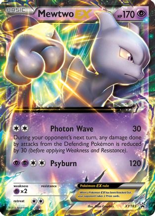 Mewtwo EX - XY183 (XY183) Holofoil - XY Promos
