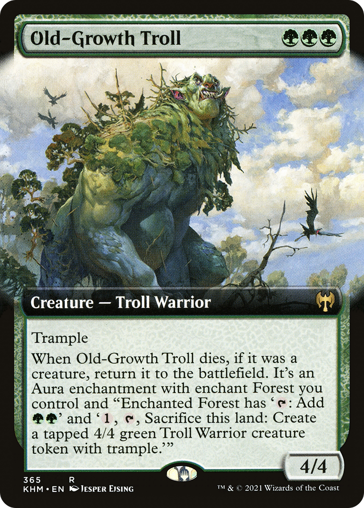 Old-Growth Troll (Extended Art) [Kaldheim] | Silver Goblin