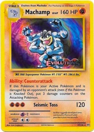 Machamp (XY Evolutions Prerelease) (59) Holofoil - XY Promos