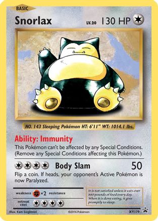 Snorlax (XY179) [XY: Black Star Promos] | Silver Goblin