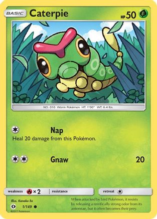 Caterpie (1/149) [Sun & Moon: Base Set] | Silver Goblin