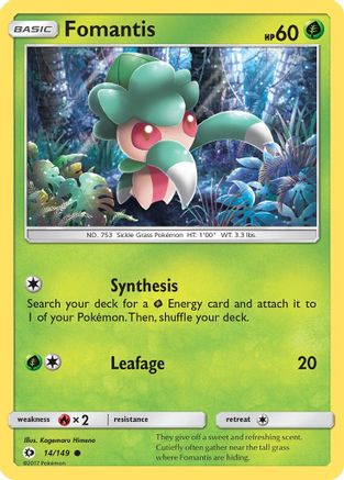 Fomantis (14/149) [Sun & Moon: Base Set] | Silver Goblin