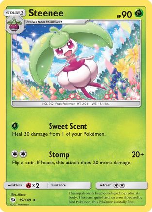 Steenee (19/149) [Sun & Moon: Base Set] | Silver Goblin