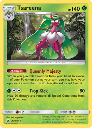 Tsareena (20/149) [Sun & Moon: Base Set] | Silver Goblin