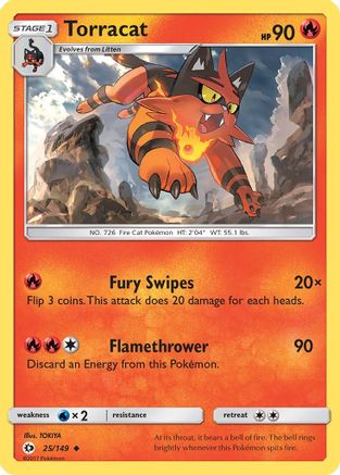 Torracat (25/149) [Sun & Moon: Base Set] | Silver Goblin